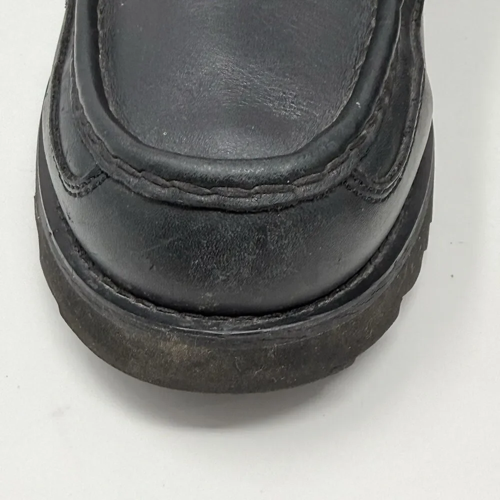 Rockport Lug Sole GoreTex Shoes Mens 9 M Black Leather Casual Hiking Gorpcore